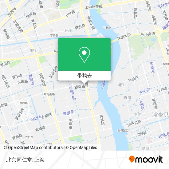 北京同仁堂地图