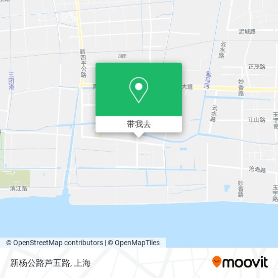 新杨公路芦五路地图