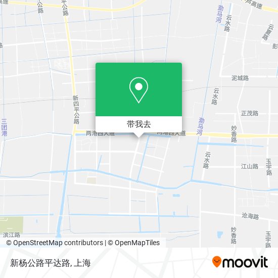 新杨公路平达路地图