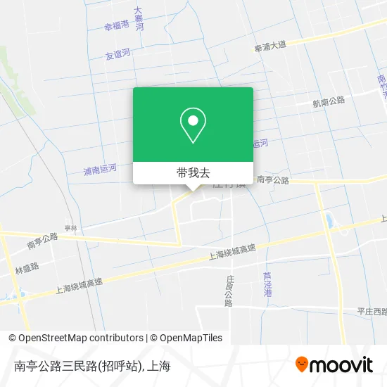 南亭公路三民路(招呼站)地图