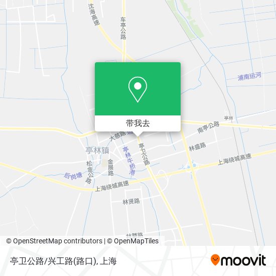 亭卫公路/兴工路(路口)地图