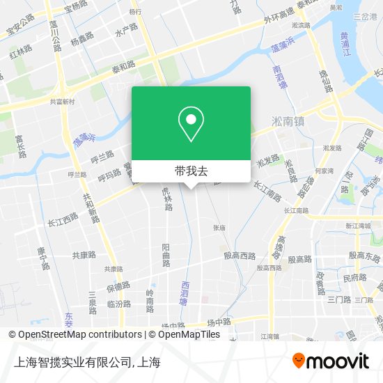 上海智揽实业有限公司地图