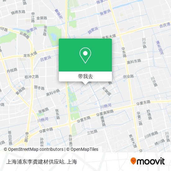 上海浦东李龚建材供应站地图