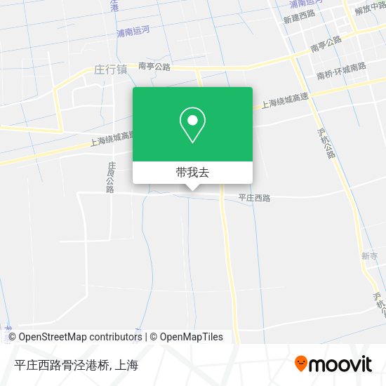 平庄西路骨泾港桥地图