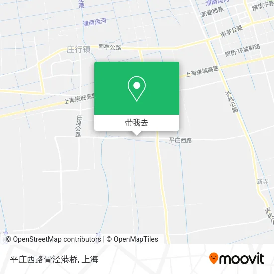 平庄西路骨泾港桥地图