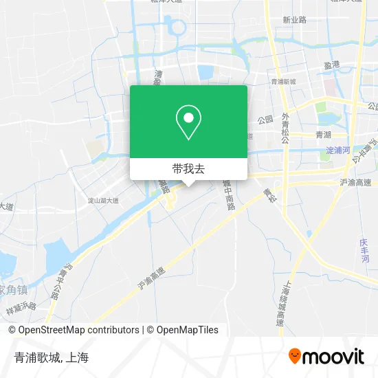 青浦歌城地图