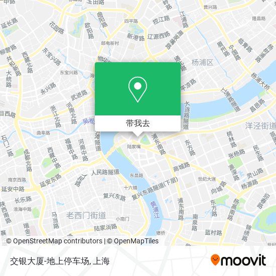 交银大厦-地上停车场地图