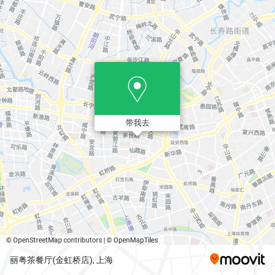 丽粤茶餐厅(金虹桥店)地图