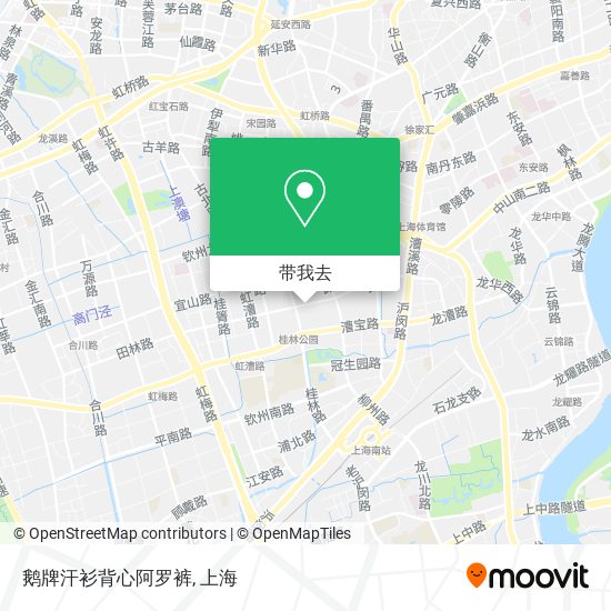 鹅牌汗衫背心阿罗裤地图