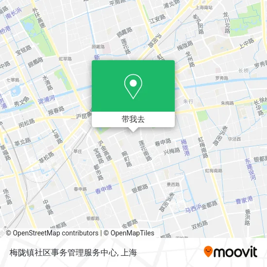 梅陇镇社区事务管理服务中心地图