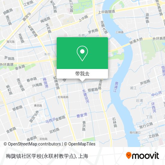 梅陇镇社区学校(永联村教学点)地图