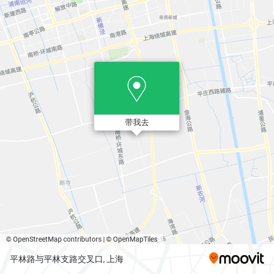 平林路与平林支路交叉口地图