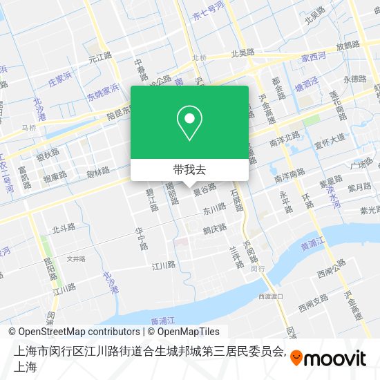 上海市闵行区江川路街道合生城邦城第三居民委员会地图