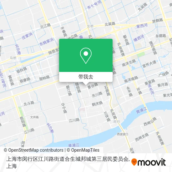 上海市闵行区江川路街道合生城邦城第三居民委员会地图