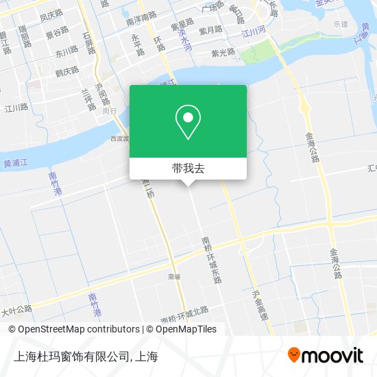 上海杜玛窗饰有限公司地图