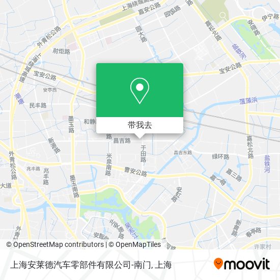 上海安莱德汽车零部件有限公司-南门地图