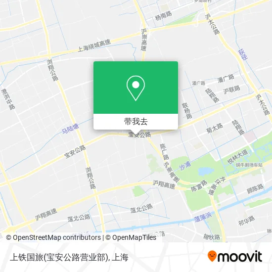 上铁国旅(宝安公路营业部)地图