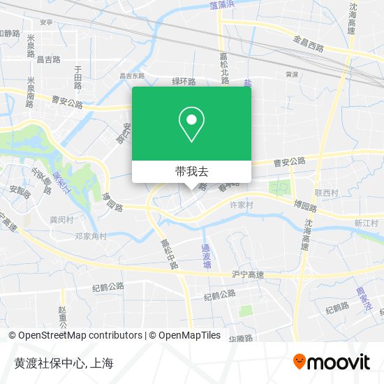 黄渡社保中心地图