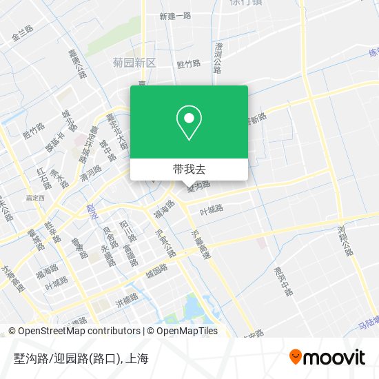 墅沟路/迎园路(路口)地图