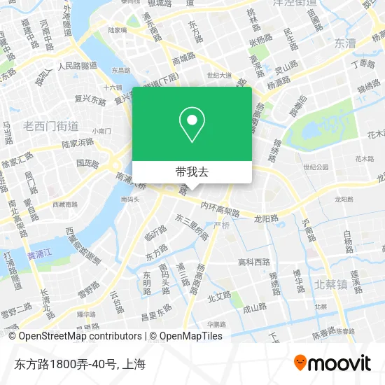 东方路1800弄-40号地图