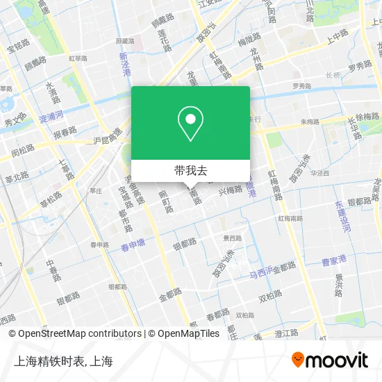 上海精铁时表地图