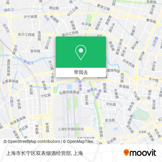 上海市长宁区双表烟酒经营部地图