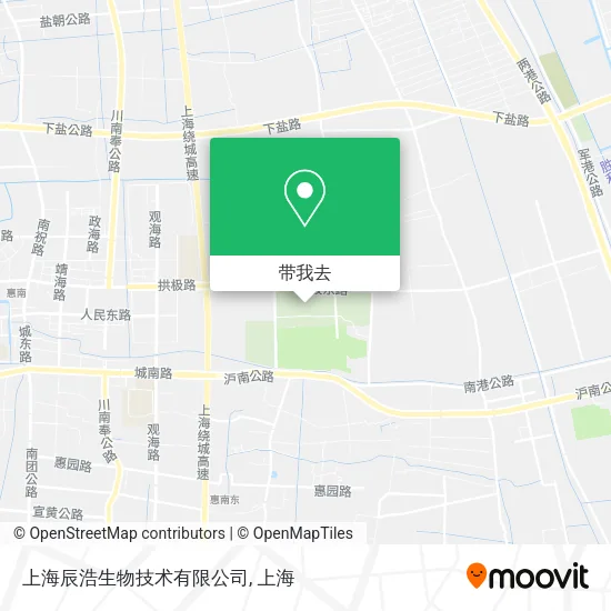 上海辰浩生物技术有限公司地图