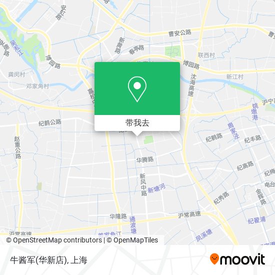 牛酱军(华新店)地图