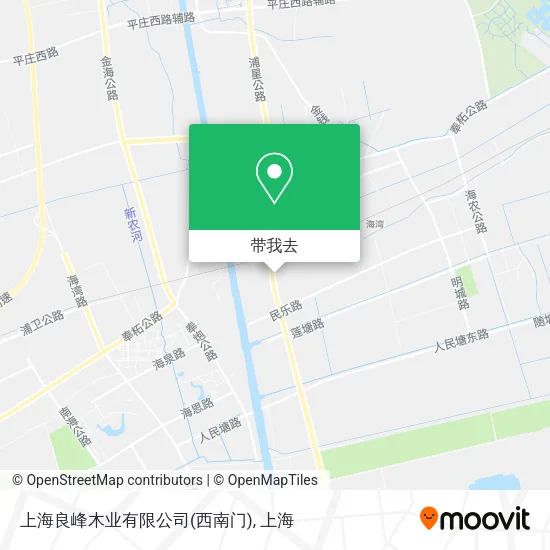 上海良峰木业有限公司(西南门)地图