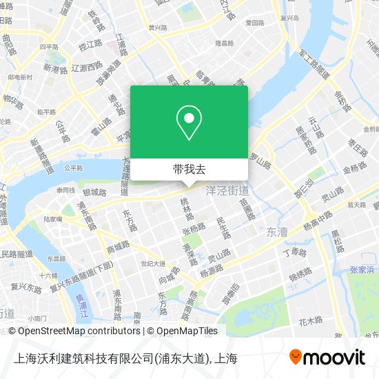 上海沃利建筑科技有限公司(浦东大道)地图