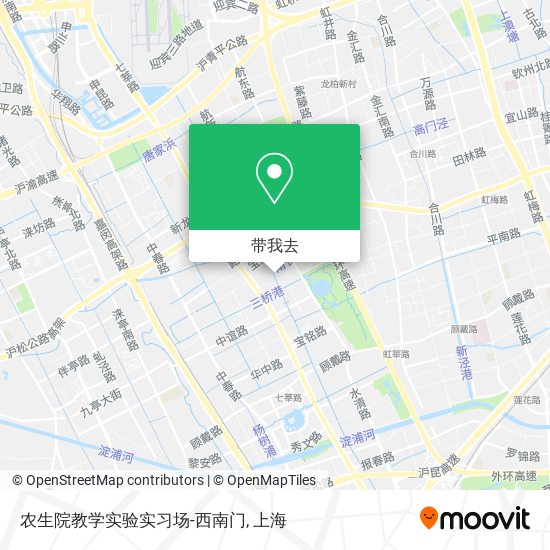 农生院教学实验实习场-西南门地图