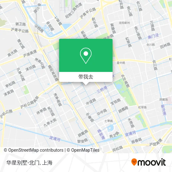 华星别墅-北门地图