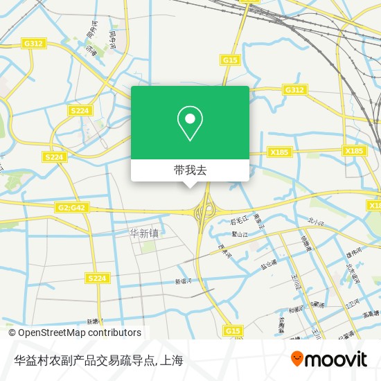 华益村农副产品交易疏导点地图