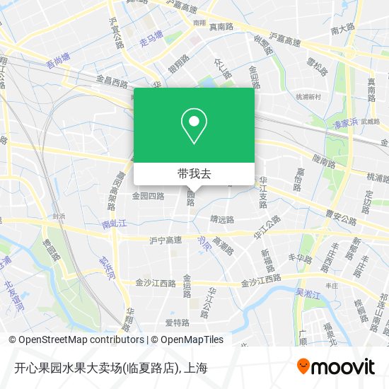 开心果园水果大卖场(临夏路店)地图