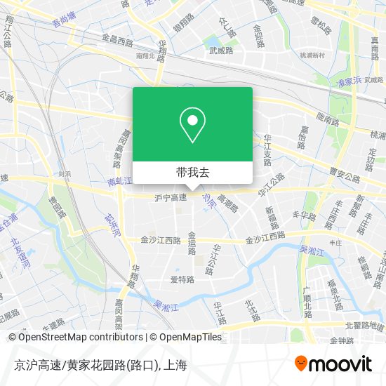 京沪高速/黄家花园路(路口)地图