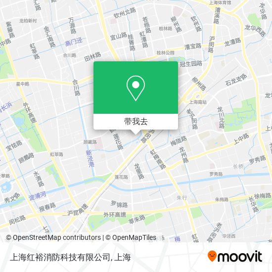 上海红裕消防科技有限公司地图