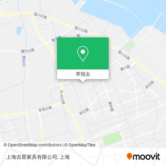 上海吉星家具有限公司地图