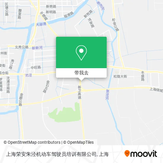 上海荣安朱泾机动车驾驶员培训有限公司地图