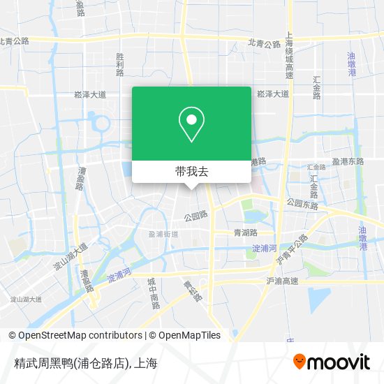 精武周黑鸭(浦仓路店)地图