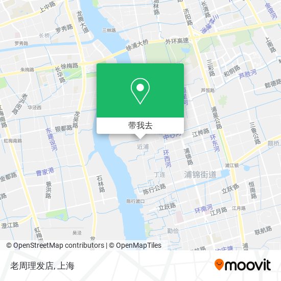 老周理发店地图