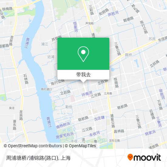 周浦塘桥/浦锦路(路口)地图