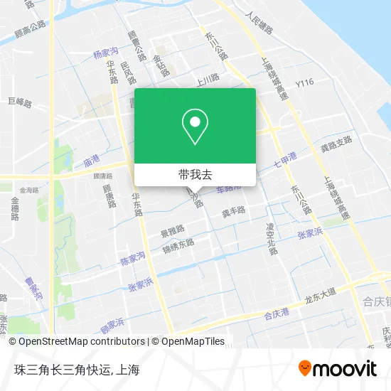 珠三角长三角快运地图