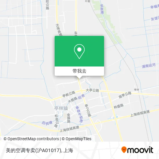 美的空调专卖(沪A01017)地图