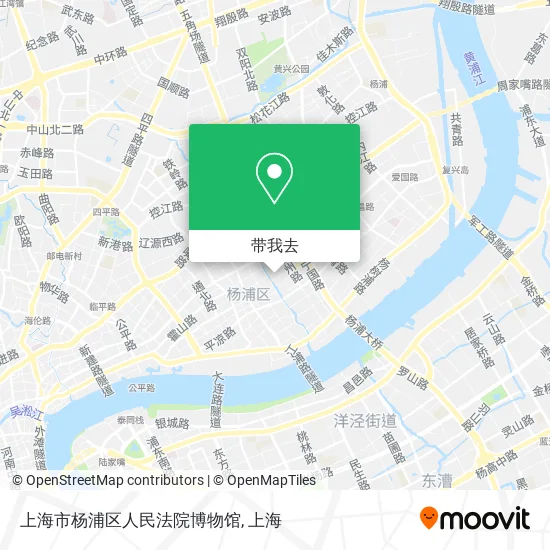 上海市杨浦区人民法院博物馆地图