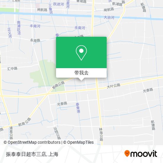 振泰泰日超市三店地图