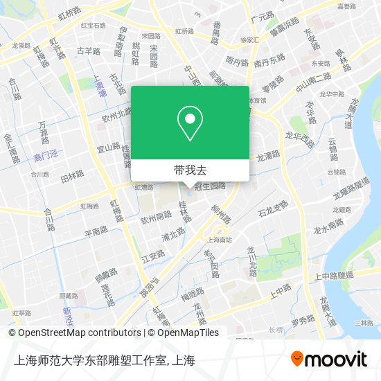 上海师范大学东部雕塑工作室地图