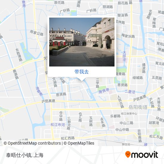 泰晤仕小镇地图