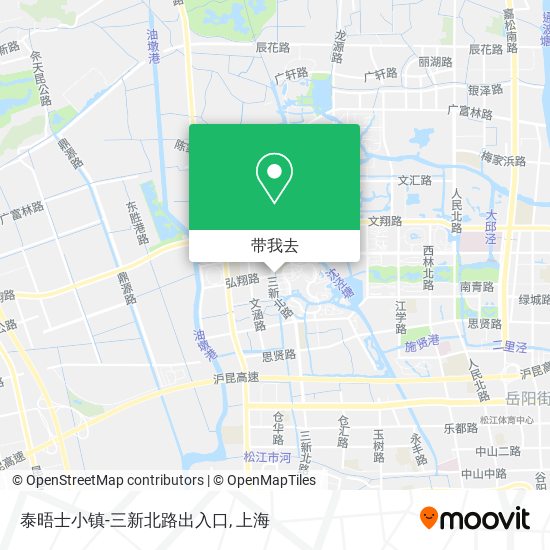 泰晤士小镇-三新北路出入口地图