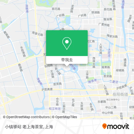小镇驿站 老上海茶室地图