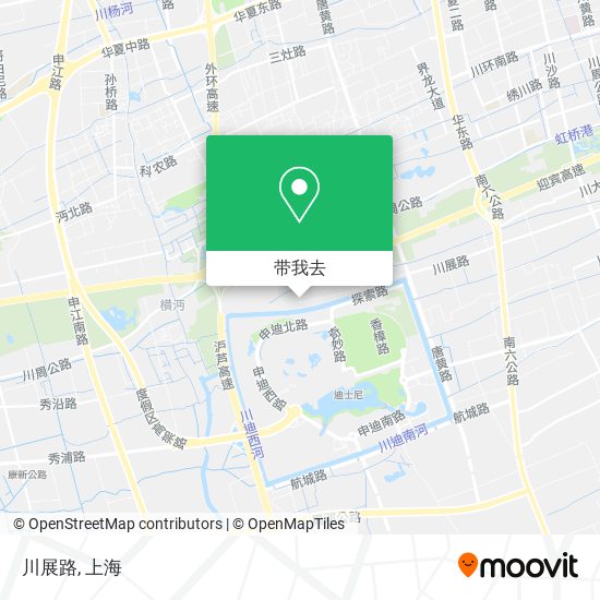 川展路地图